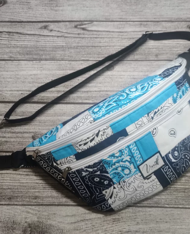 Riñonera XL Bandana Blue